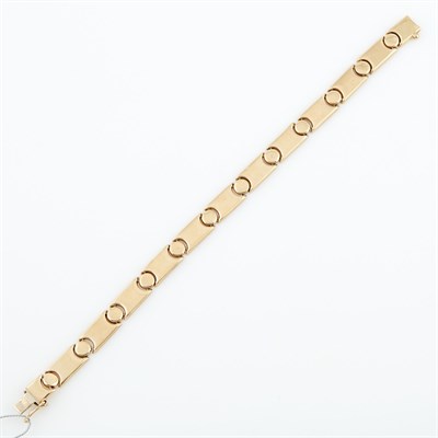 Lot 510 - Gold Flexible Bracelet, 14K 7 dwt.