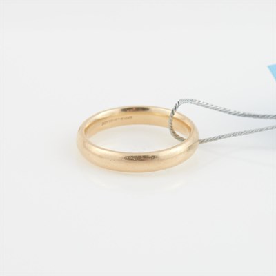 Lot 523 - Gold Wedding Ring, 14K 3 dwt.