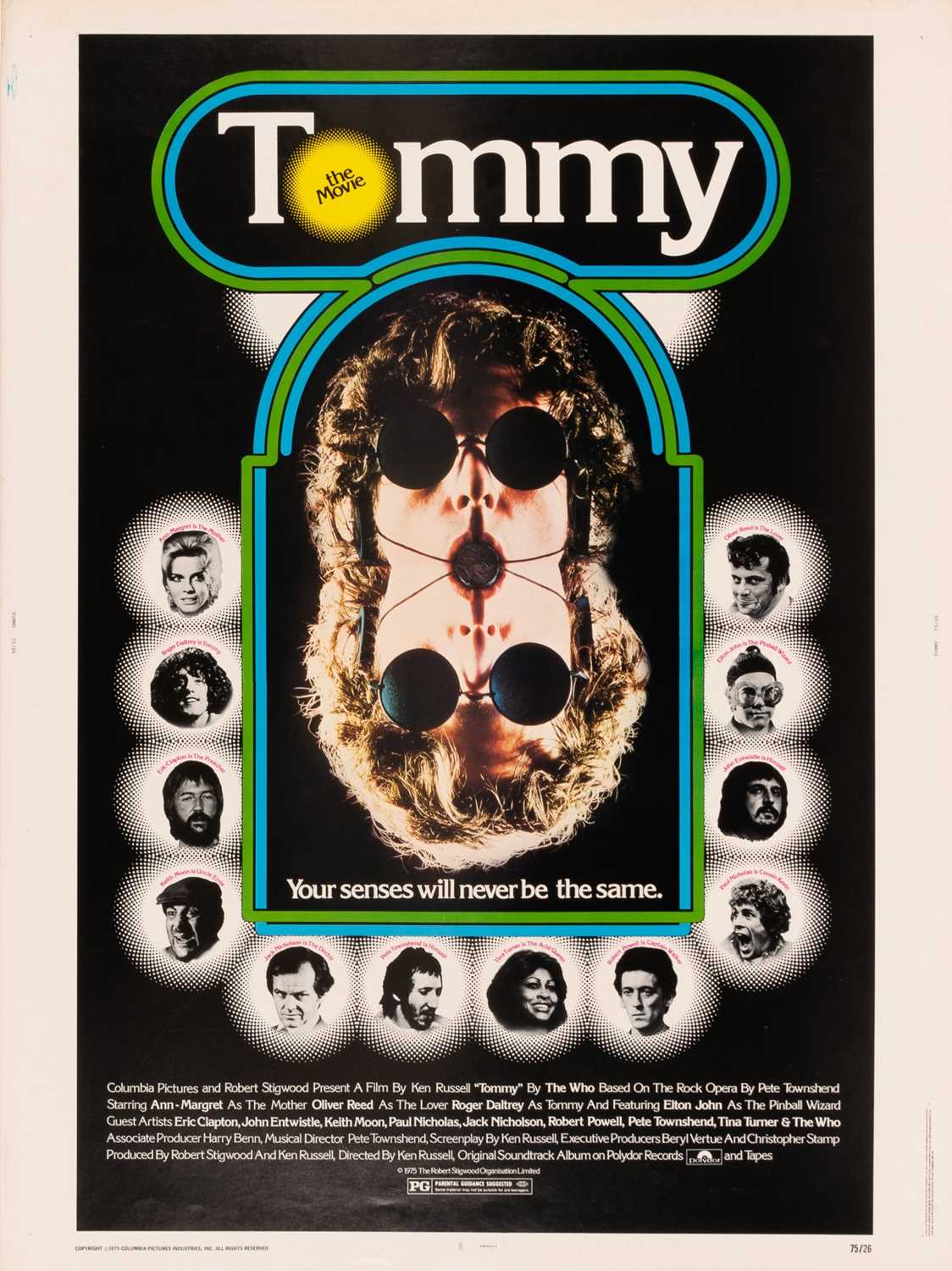 Lot 5085 - The film poster of The Who's 1969 rock opera about Tommy the Pinball Wizard