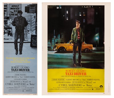 Lot 5078 - Two posters from Martin Scorsese and Robert De Niro's 1976 film noir