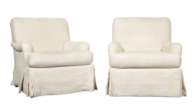 Lot 341 - Pair of Bridgewater Upholstered Armchairs