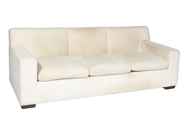 Lot 328 - Jean-Michel Frank Style Three-Cushion Upholstered Sofa