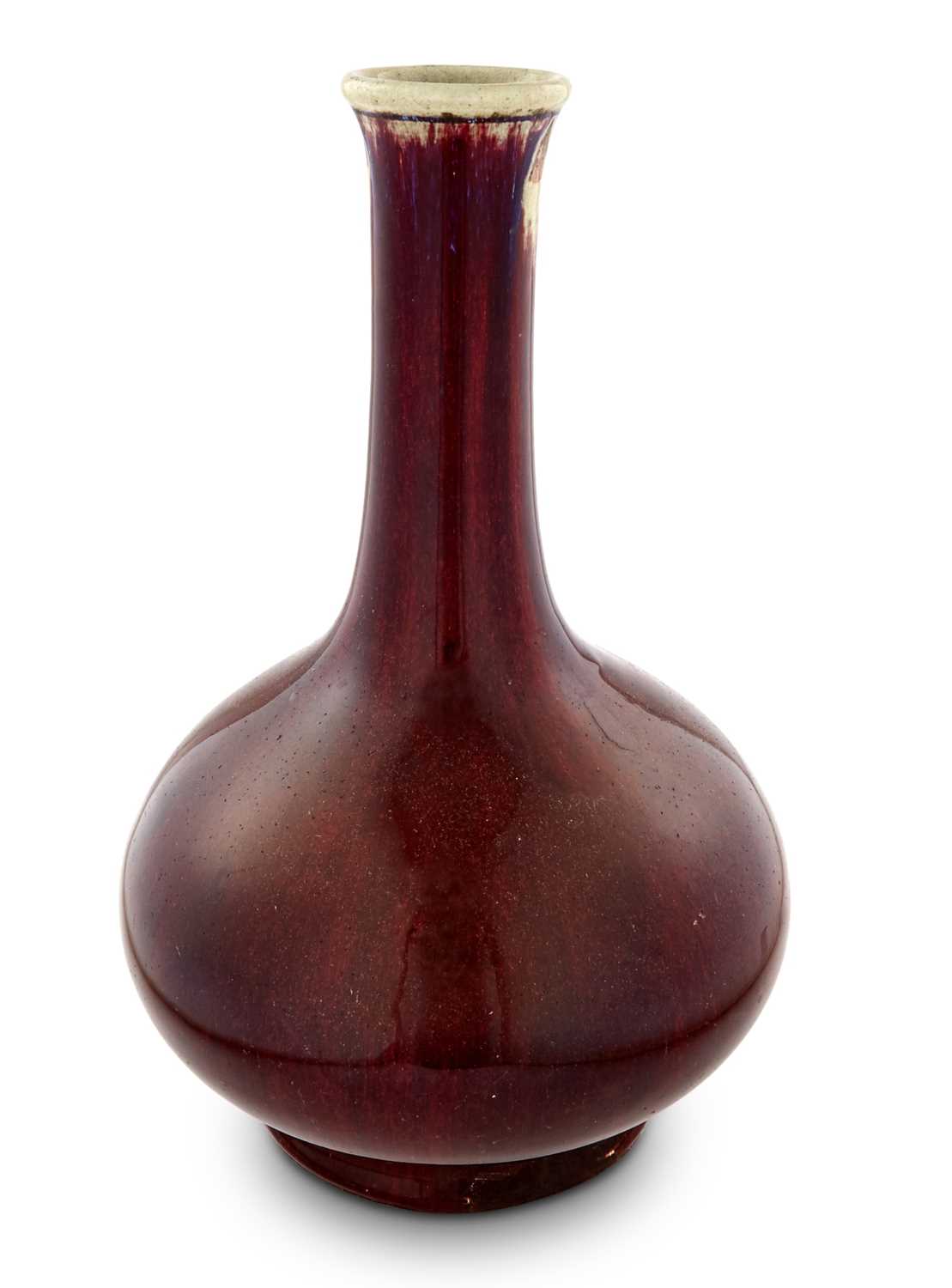 Lot 196 - A Chinese Flambé Porcelain Bottle Vase