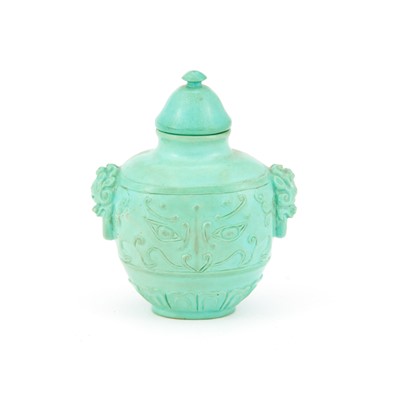 Lot 439 - A Chinese Turquoise Snuff Bottle