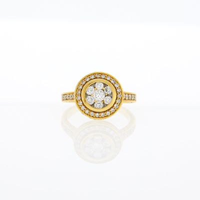 Lot 1064 - Gold and Diamond Ring