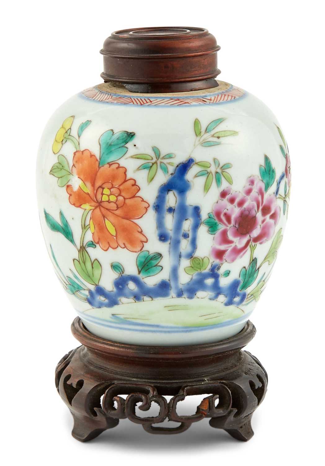 Lot 358 - A Chinese Enameled Porcelain Jar