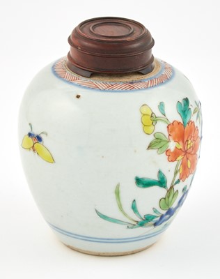 Lot 358 - A Chinese Enameled Porcelain Jar