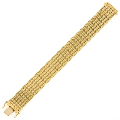 Lot 1087 - Gold Bracelet