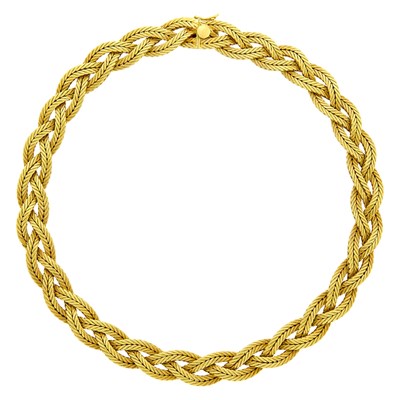 Lot 150 - Buccellati Braided Gold Necklace