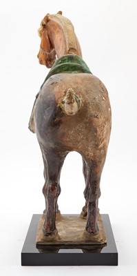 Lot 305 - A Chinese Sancai-Glazed Pottery Horse