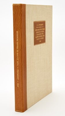 Lot 55 - First edition of the report on Fremont's first expedition to the Rocky Mountains, in original wrappers