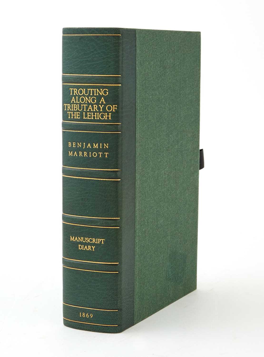 Lot 136 - [ANGLING-MANUSCRIPT] MARRIOTT, BENJAMIN.