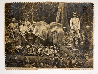 Lot 86 - [HUNTING AND FISHING]
An interesting miscellany of photographs from the collection of Arnold "Jake" Johnson.