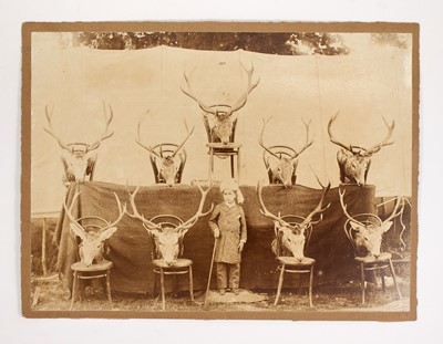 Lot 86 - [HUNTING AND FISHING]
An interesting miscellany of photographs from the collection of Arnold "Jake" Johnson.