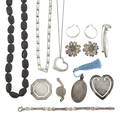 Lot 1284 - Group of Tiffany & Co. Silver Jewelry and Accessories