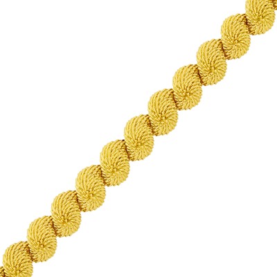 Lot 185 - Van Cleef & Arpels Gold Bracelet, France