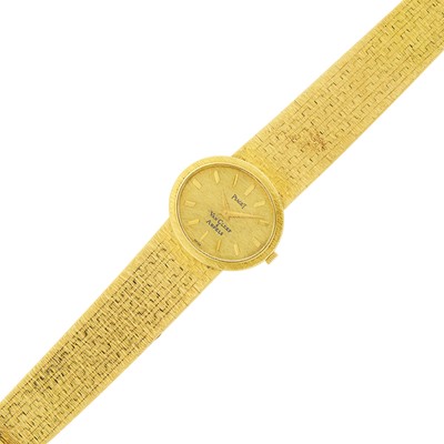 Lot 15 - Piaget Gold Wristwatch, Retailed by Van Cleef & Arpels