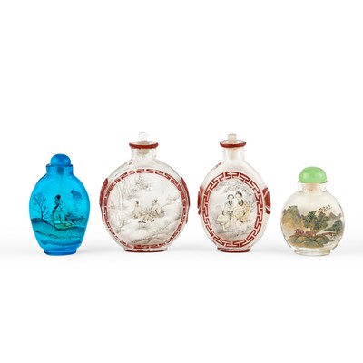 Lot 39 - A Group of Four Chinese Snuff Bottles