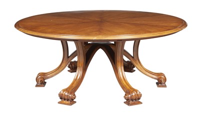 Lot 115 - Regency Style Mahogany Circular Dining Table