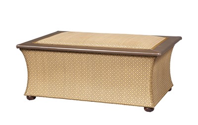 Lot 184 - Leather Upholstered Storage Ottoman