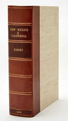 Lot 54 - Emory's important report on the American Southwest, with his  large-scale folding map of the region
