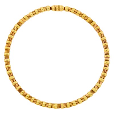 Lot 30 - Gold Bead Necklace