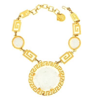 Lot 1056 - Versace Gilt-Metal Pendant-Necklace