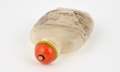 Lot 10 - A Chinese Inside-Painted Glass Snuff Bottle by Zhou Leyuan