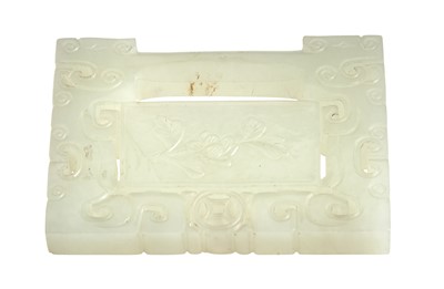 Lot 31 - A Chinese White Jade Pendant