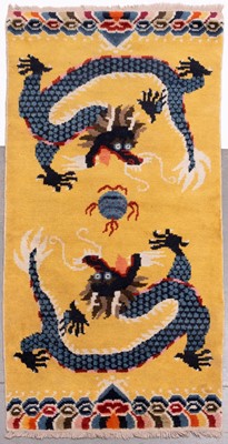 Lot 159 - A Chinese Peking Dragon Rug