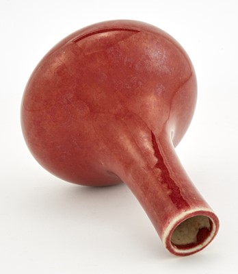 Lot 380 - A Chinese Oxblood Glazed Porcelain Vase