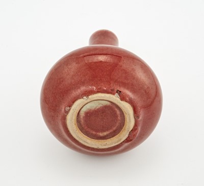 Lot 82 - A Chinese Oxblood Glazed Porcelain Vase