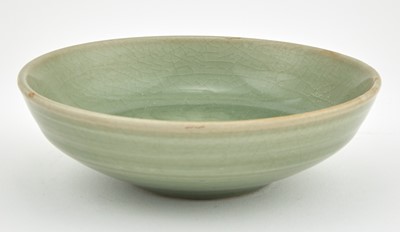 Lot 327 - A Chinese Celadon Glazed Dish