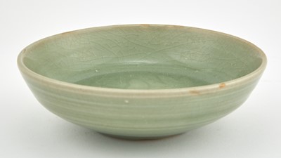 Lot 327 - A Chinese Celadon Glazed Dish