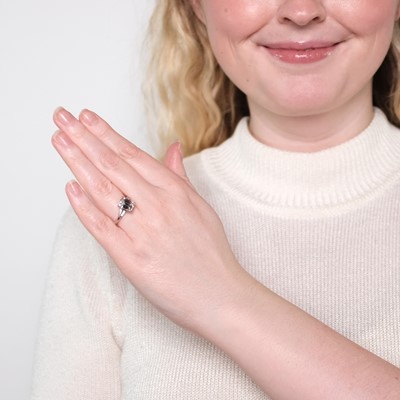 Lot 1138 - Platinum and Diamond Ring