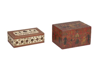 Lot 265 - Two Painted Continental Boxes