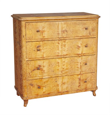 Lot 181 - Faux Grain Painted Chest of Drawers