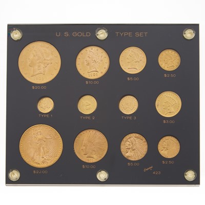 Lot 1064 - United Staes Gold Type Set of Twelve Coins