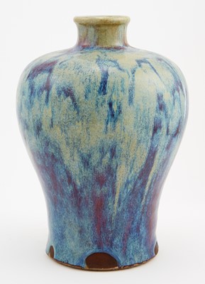 Lot 200 - A Chinese Flambe-Glazed Porcelain Meiping