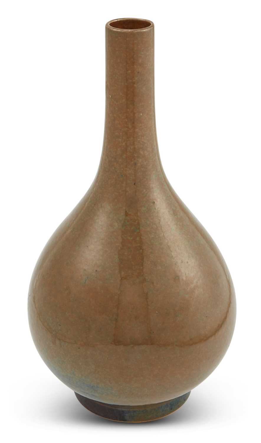 Lot 206 - An Unusual Chinese Brown Flambe Bottle Vase