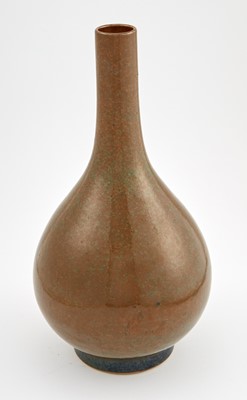 Lot 206 - An Unusual Chinese Brown Flambe Bottle Vase