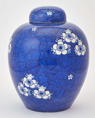 Lot 67 - A Chinese Blue and White Porcelain Jar