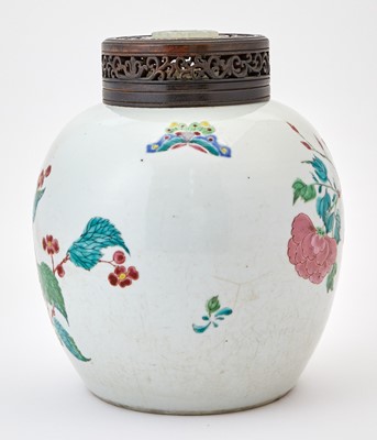 Lot 194 - A Chinese Enameled Porcelain Jar