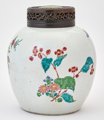 Lot 194 - A Chinese Enameled Porcelain Jar