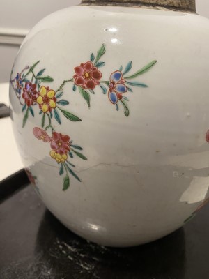 Lot 194 - A Chinese Enameled Porcelain Jar
