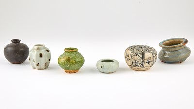 Lot 328 - A Group of Diminutive Chinese Glazed Vessels