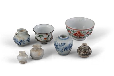Lot 1084 - A Group of Diminutive Chinese Vessels