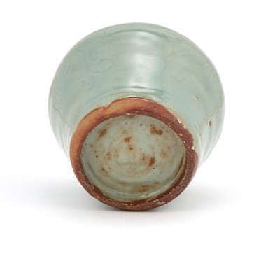 Lot 323 - A Chinese Celadon Glazed Jar and Cover