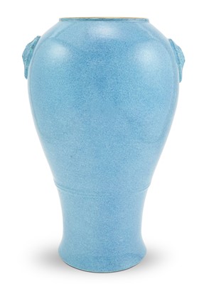 Lot 395 - A Chinese Robins Egg Blue Porcelain Vase