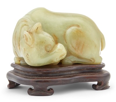 Lot 451 - A Chinese Yellow Jade Carving